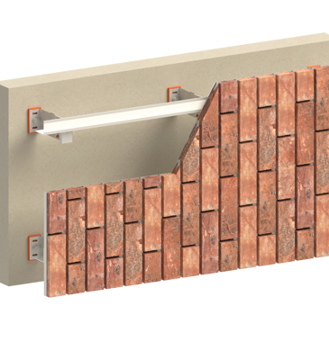 Briklok profiles in vertical position Image