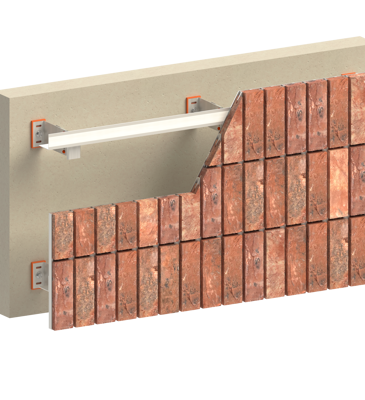 Briklok profiles in vertical position Image